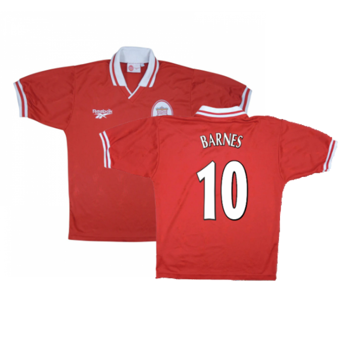 Liverpool 1996-98 Home Shirt (Very Good) (BARNES 10)