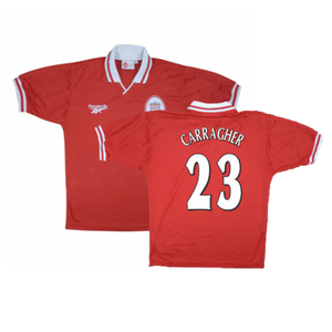 Liverpool 1996-98 Home Shirt (Good) (CARRAGHER 23)_0