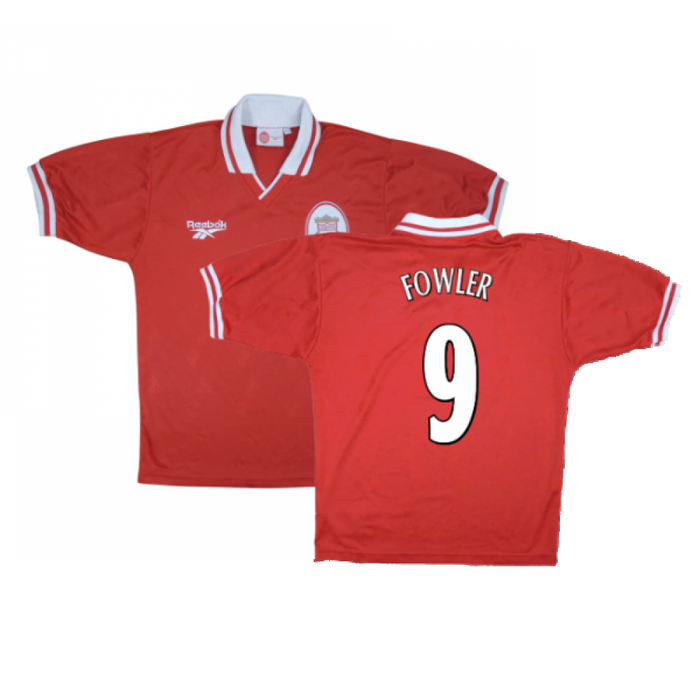 Liverpool 1996-98 Home Shirt (XL) (Excellent) (FOWLER 9)