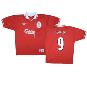 Liverpool 1996-98 Home Shirt (XL) (Excellent) (FOWLER 9)_0