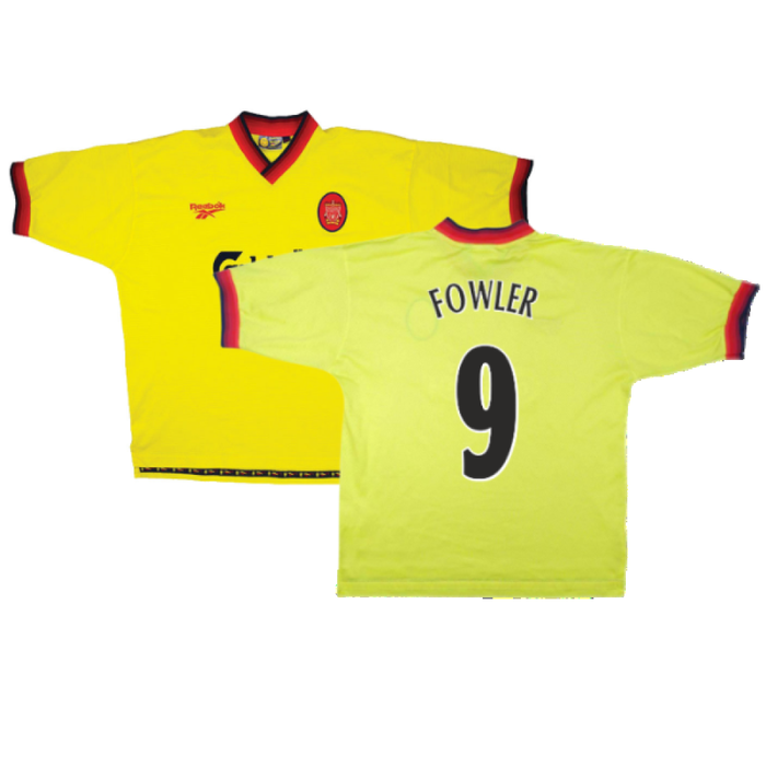 Liverpool 1997-99 Away Shirt (XL) (Excellent) (FOWLER 9)