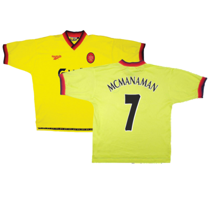 Liverpool 1997-99 Away Shirt (XL) (Excellent) (MCMANAMAN 7)