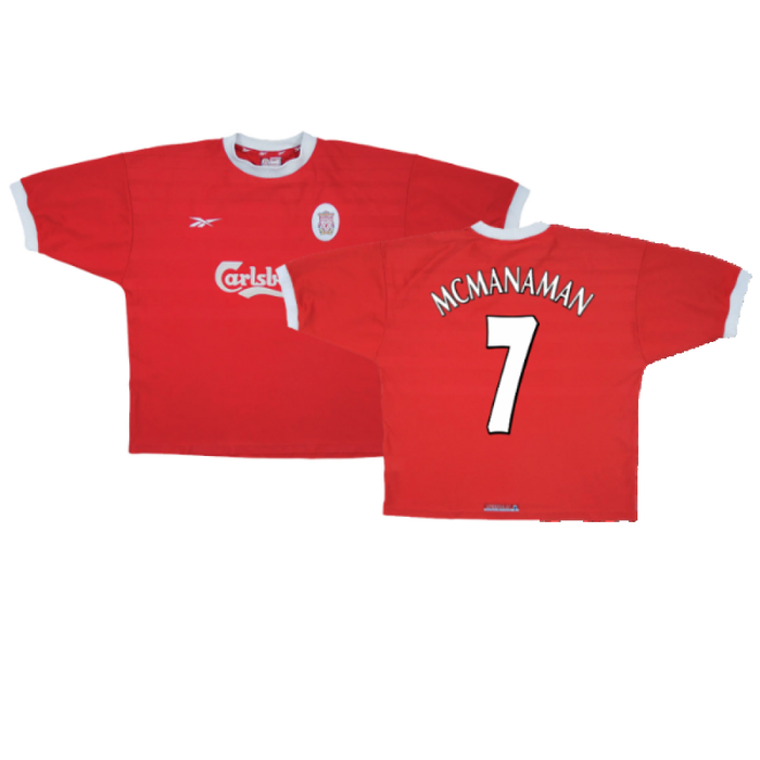 Liverpool 1998-00 Home Shirt (M) (Very Good) (MCMANAMAN 7)