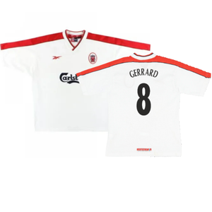 Liverpool 1998-99 Away Shirt (XL) (Excellent) (GERRARD 8)_0