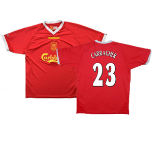 Liverpool 2001-02 Home Shirt (XL) (Very Good) (CARRAGHER 23)_0