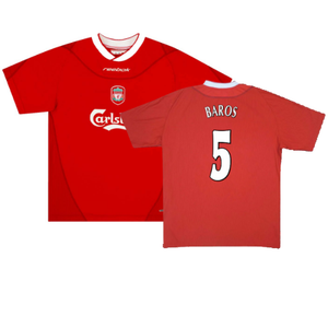 Liverpool 2002-04 Home Shirt (2XL) (Excellent) (Baros 5)_0