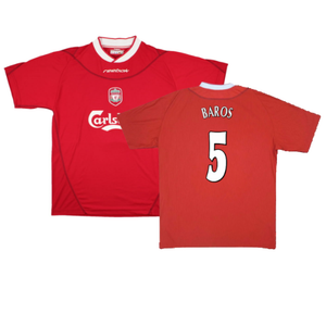 Liverpool 2002-04 Home Shirt (XL) (Excellent) (Baros 5)_0