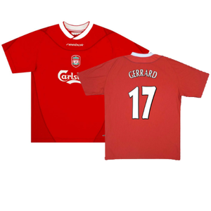 Liverpool 2002-04 Home Shirt (Excellent) (GERRARD 17)_0