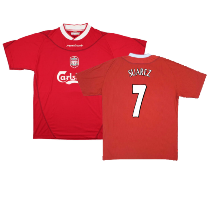 Liverpool 2002-04 Home Shirt (XL) (Excellent) (SUAREZ 7)