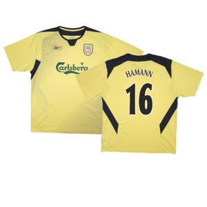 Liverpool 2004-05 Away Shirt (Good) (HAMANN 16)_0