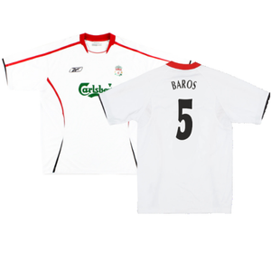 Liverpool 2005-06 Away Shirt (S) (Mint) (Baros 5)_0