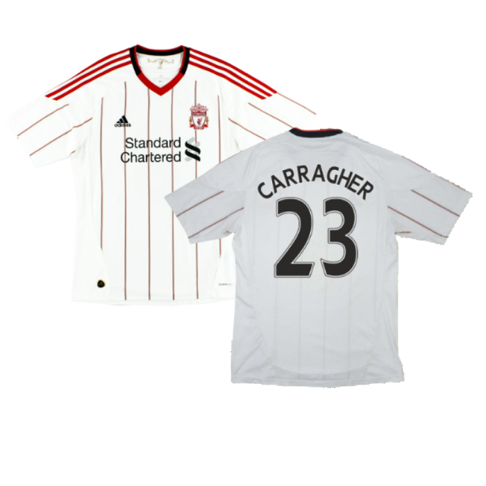 Liverpool 2010-11 Away Shirt (S) (CARRAGHER 23) (Good)