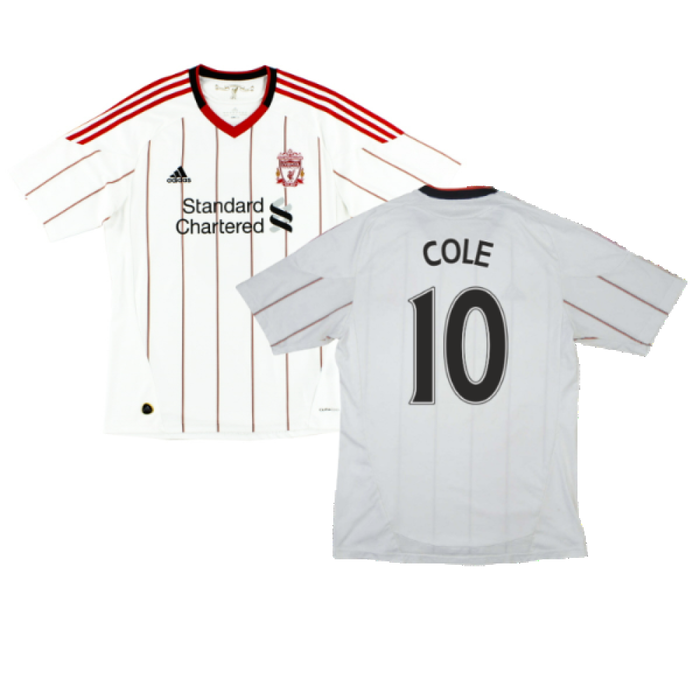 Liverpool 2010-11 Away Shirt (S) (Cole 10) (Good)