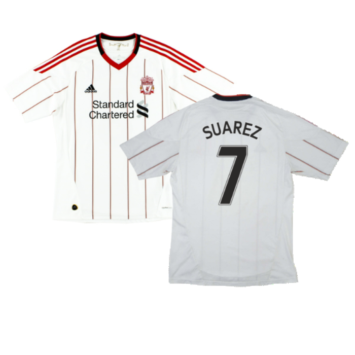 Liverpool 2010-11 Away Shirt (2XL) (Good) (Suarez 7)