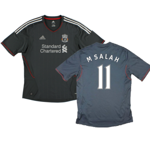 Liverpool 2011-12 Away Shirt (Suarez #7) (M) (Good) (M SALAH 11)_0