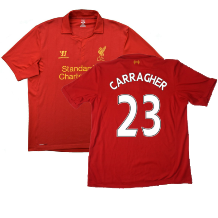 Liverpool 2012-13 Home Shirt (Small) (Very Good) (Carragher 23)