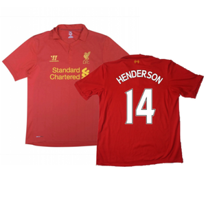 Liverpool 2012-13 Home Shirt (M) (Excellent) (Henderson 14)_0