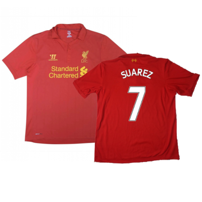 Liverpool 2012-13 Home Shirt (M) (Excellent) (Suarez 7)