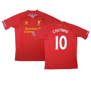 Liverpool 2013-14 Home Shirt (XL) (Good) (COUTINHO 10)_0