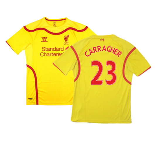 Liverpool 2014-15 Away Shirt (M) (Excellent) (Carragher 23)_0