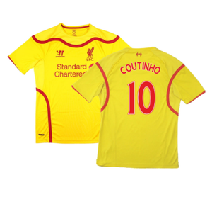 Liverpool 2014-15 Away Shirt (Very Good) (COUTINHO 10)_0