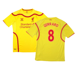 Liverpool 2014-15 Away Shirt (M) (Excellent) (GERRARD 8)_0