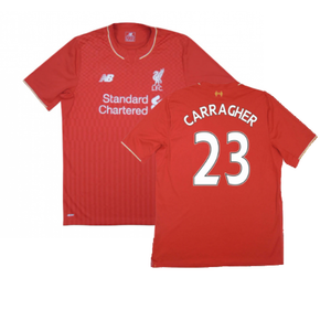 Liverpool 2015-16 Home Shirt (Excellent) (Carragher 23)_0