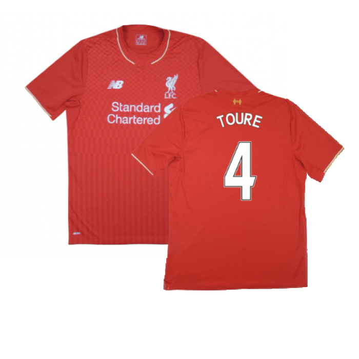 Liverpool 2015-16 Home Shirt (Excellent) (Toure 4)