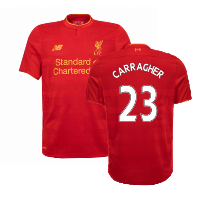 Liverpool 2016-17 Home Shirt (Excellent) (CARRAGHER 23)