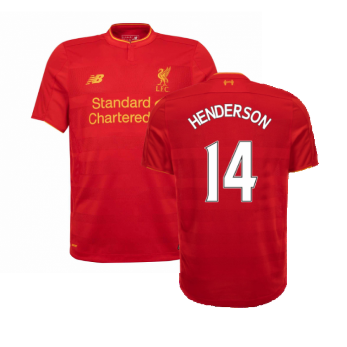 Liverpool 2016-17 Home Shirt (Excellent) (Henderson 14)