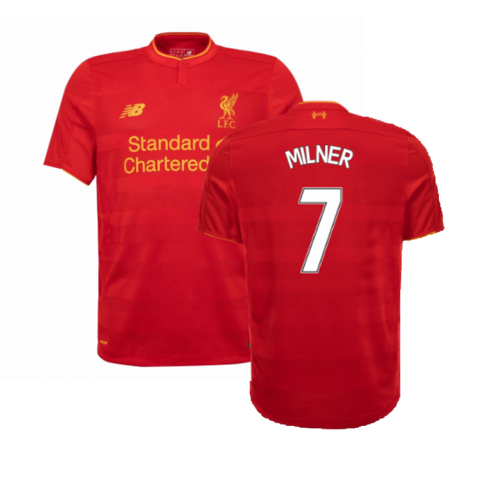 Liverpool 2016-17 Home Shirt (L) (Excellent) (Milner 7)