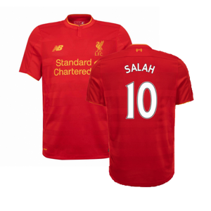 Liverpool 2016-17 Home Shirt (L) (Excellent) (Salah 10)_0