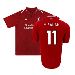 Liverpool 2018-19 Home Shirt (Excellent) (M.Salah 11)_0