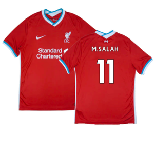 Liverpool 2020-21 Home Shirt (S) (Very Good) (M.SALAH 11)_0