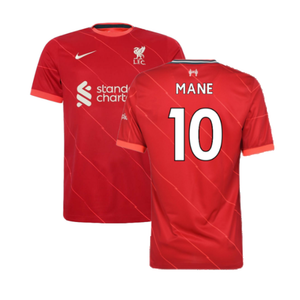 Liverpool 2021-22 Home Shirt (L)  (MANE 10) (Excellent)_0