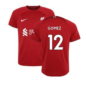 Liverpool 2022-23 Home Shirt (S) (Excellent) (GOMEZ 12)_0