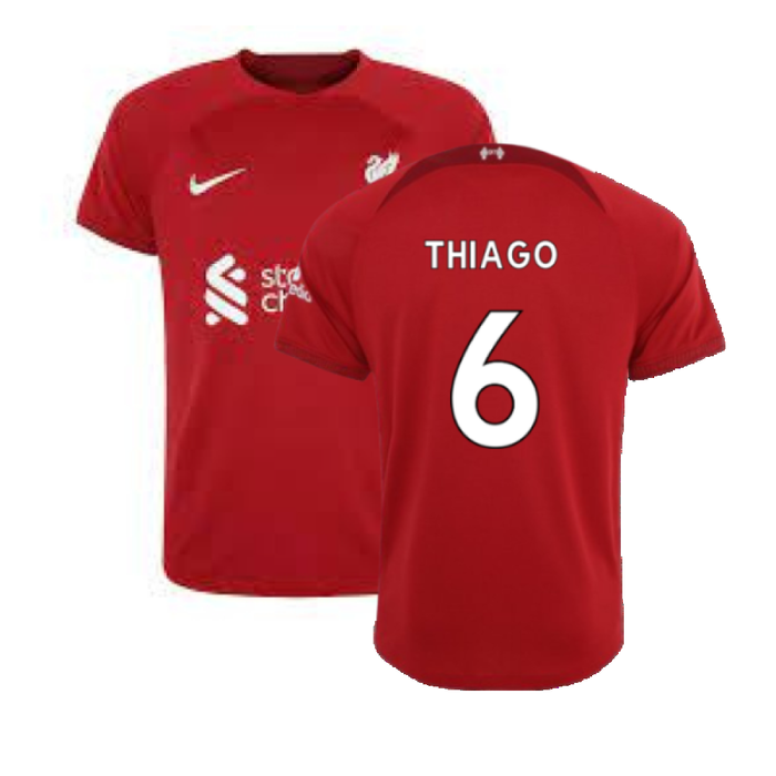 Liverpool 2022-23 Home Shirt (S) (Excellent) (THIAGO 6)