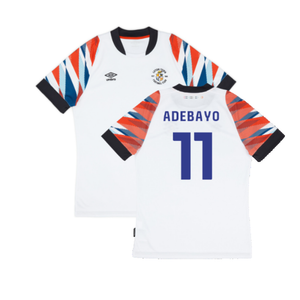 Luton Town 2022-23 Away Shirt (Sponsorless) (XL) (Very Good) (Adebayo 11)_0