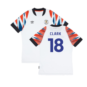 Luton Town 2022-23 Away Shirt (Sponsorless) (XL) (Very Good) (Clark 18)_0