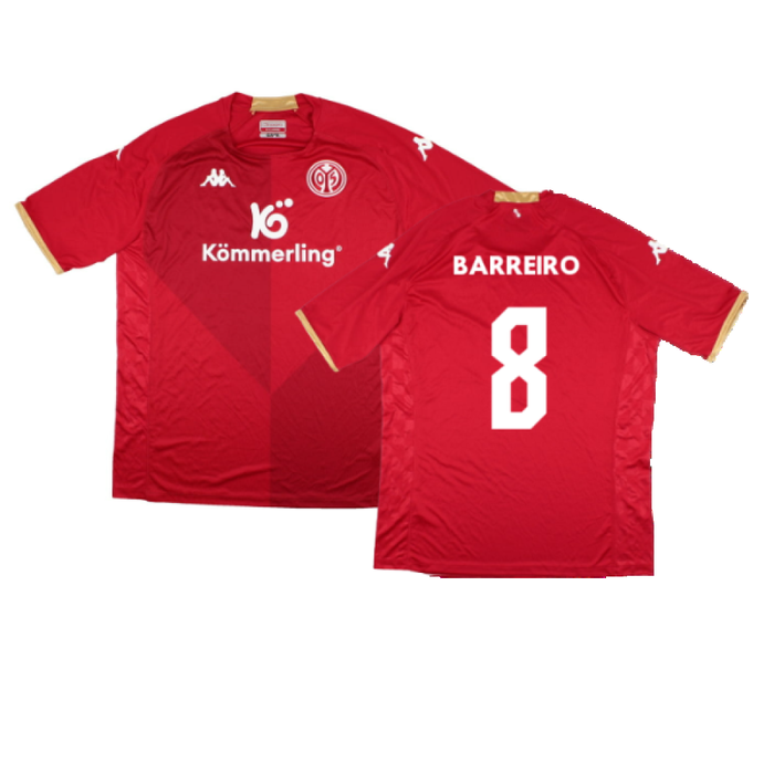 Mainz 05 2022-23 Home Shirt (XXL) (Mint) (Barreiro 8)