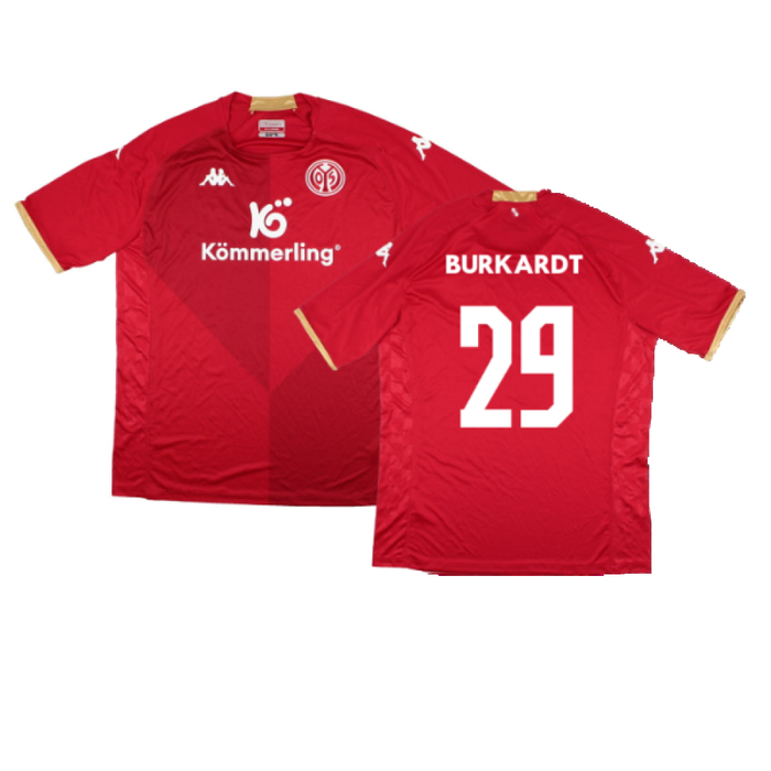 Mainz 05 2022-23 Home Shirt (XXL) (Mint) (Burkardt 29)