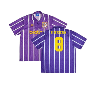 Manchester City 1992-1994 Away Shirt (XL) (Excellent) (Mike Sheron 8)_0