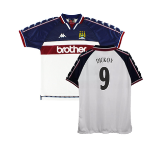 Manchester City 1997-98 Away Shirt (XL) (Good) (DICKOV 9)_0