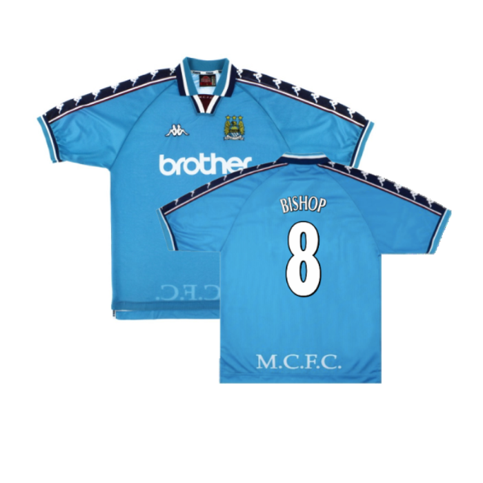 Manchester City 1997-99 Home Shirt (XL) (Excellent) (Bishop 8)