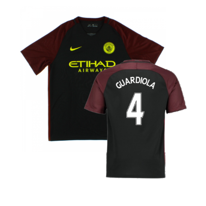 Manchester City 2016-17 Away Shirt (XXL) (Excellent) (Guardiola 4)