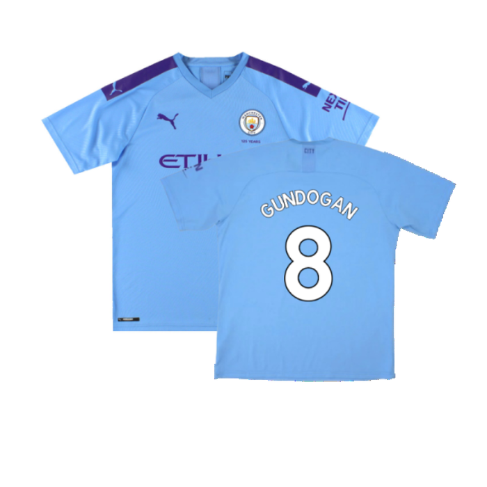 Manchester City 2019-20 Home Shirt (Excellent) (Gundogan 8)