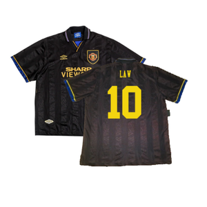 Manchester United 1993-1995 Away Shirt (Very Good) (Law 10)_0