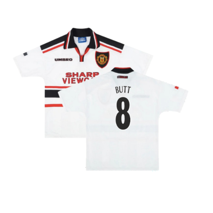 Manchester United 1997-98 Away Shirt (Very Good) (Butt 8)