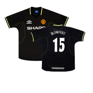 Manchester United 1998-99 Third Shirt (XL) (Excellent) (Blomqvist 15)_0