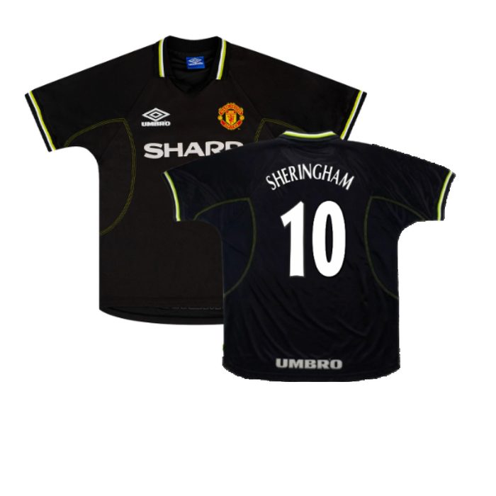 Manchester United 1998-99 Third Shirt (Excellent) (Sheringham 10)